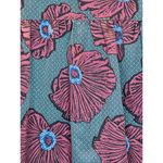 Maeve Women's Size 6 Crop Blouse 3/4 Wide Sleeves Burgundy Grey Floral EUC Photo 6