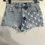 PacSun Women’s Juniors Playboy by  Denim Cutoff Shorts With Bunny Print Size 23 Photo 2