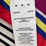 Jag Pink Multi Color Stripe Padded Stretch Swimwear Tankini Tank Top Medium M Photo 7