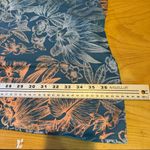 Columbia PFG Freezer III Dress Blue Teal Orange Tropical Floral Print Size M Photo 9