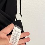 NEW Ambiance Drawstring Side Cut Out Midi Dress in Black Medium Photo 5