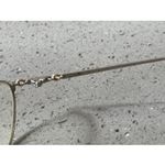 Elle  Eyeglasses Frames ONLY Women's  Gold Metal Full Rim Oval 50-18-135 Photo 6