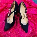 Unisa Black Suede Women's High Heel Shoes With Strap Photo 1