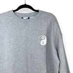 Outdoor Voices NWT Grey Move Your Body For Your Mind Graphic Pullover Sweatshirt Photo 2