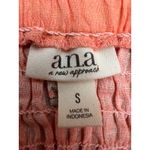 a.n.a  Orange Floral Square Neck Puff‎ Sleeve Top - Size S Photo 6