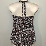 Isabel Maternity NWOT Cheetah Leopard Print Halter Swimsuit New One Piece Swim Photo 2
