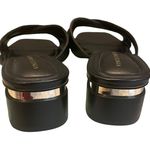 Vince Camuto VP-Jestela Leather Sandals w/Gold Trim on Heel, Sz 7.5 Photo 11