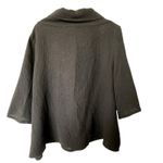 Bryn Walker  Cotton Gauze 3/4 Sleeve Etta Shirt In Black Size S Photo 2