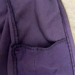 Ralph Lauren Lauren Purple Velvet Long Sleeve Zip Front Hoodie Size Large Photo 9