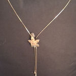 Boutique Gorgeous Gold 3D Rose Bolo Style Necklace Photo 0