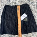 SO  Black and White Checkered Skirt Photo 8