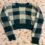 Kohls Medium plaid dark green sweater  Photo 0