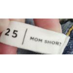 PacSun  Light Wash Mom‎ Shorts High Rise Denim Roll Cuff Summer Casual Size 25 Photo 4