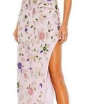 Mac Duggal 10893 Lilac Sequin Floral Lace Sheath Cocktail Gown Size 14 NWT Photo 0