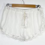LF Native Rose Myla Cream Woven Drawstring Tassel Shorts Women's Size 10 NWT Photo 6
