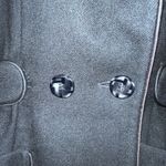 Vintage Fleurette black wool long coat velvet collar and handcuff Size 6 Photo 10