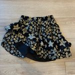 Love Shack Fancy  Seniya Printed Mini Skirt Metallic Asymmetrical Tiered Size P/XS Photo 1