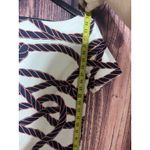 Maeve ANTHROPOLOGIE  DRESS NAUTICAL SZ 6 PREPPY SHORT PEACH BOW OPEN BACK SHIFT Photo 7