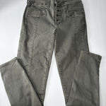 American Eagle  Outfitters Women's‎ Jeans Size 8 Regular Grey Skinny Button Fly Photo 0