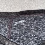 Duluth Trading shirt gray camo print 3/4” sleeves tunic length round neck Sz Sma Photo 5