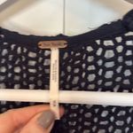 Free People Simply Sienna open knit longline cardigan navy M Photo 4