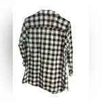 kim rogers  Black and White Plaid Button Down Shirt Photo 2