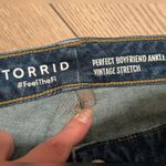 Torrid Jeans Plus 18 Perfect Boyfriend Ankle Denim Pants Straight Leg Stretch Photo 1