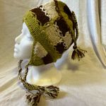 Rising International patchwork ear flap hat Green Photo 2