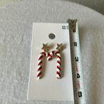 Gap : Candy Cane Earrings with Gold Stars Photo 9
