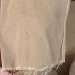 ZARA  Cream Jeans with Frayed Hem Photo 7