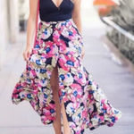 Free People  Hot Tropics Maxi Skirt in Multicolor Floral Print 2 Photo 0