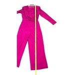 Alexia Admor  Women's Draped Wide-Leg Jumpsuit Pink Size Medium Photo 2