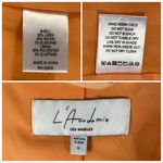 L'Academie  Geovana Linen Crop Blazer Orange Small Photo 6
