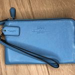 Coach Pastel Blue Wrist Wallet Photo 0