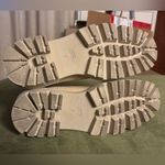 ZARA EUC Lug Sole Leather Chelsea Boots, Ercu, Sz. 6.5 (37) Photo 4