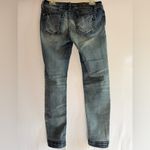 Miss Me Women’s Signature Cuffed Skinny Light Wash Embroidered Jeans Size 29 Photo 2