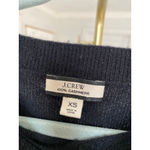 J.Crew  100% Cashmere Crewneck Sweater Black Classic XS Preppy Academia Parisian Photo 3