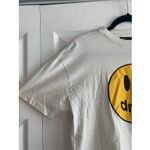 Drew  House Womens XXS Oversized Ivory Smiley Graphic Tee Photo 2