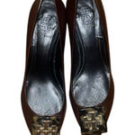 Tory Burch  Women's Brown Leather Size 7 1/2 M Photo 0