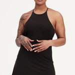 Girlfriend Collective  Black Naomi Workout Dress Size Medium NEW Photo 0
