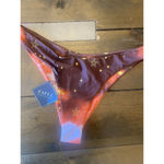 Zaful  Swimsuit Bikini Bottom Stars Moon Cheeky‎ Brown And Orange Size Medium Photo 1