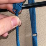 Urban Outfitters Women’s Blue Cold shoulder romper size medium Photo 5