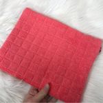 Pratesi Luxury Italian Goods Terry Cloth 100% Cotton Lined Zip Pouch Pink Photo 6