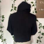 Brandy Melville Cropped Black Hoodie Photo 2
