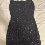 Windsor  Dress Black Mini Sequin Photo 0