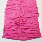 superdown Emmie Mesh Mini Dress in Hot Pink Small Photo 8