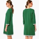 Tuckernuck Miguelina Embroidered Tunic Dress green fall preppy xs $255 casual Photo 3