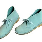 Clarks Original Clark’s Light Blue Nubuck Leather Chukka Bootie Photo 0