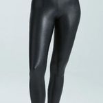 Commando  Black Faux Leather Leggings Women’s Size XL High Rise Stretch Pants Photo 0
