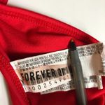 Forever 21 Bikini Top Triangle Red S Photo 2